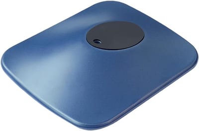 Bureau Mat - Speaker Stand - Audio Opstelling - Ruimtebesparend Ontwerp - 16 x 14 cm - Zwart/Blauw