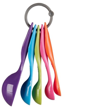 Scoby - Maatlepel Set - Keukenmaatjes - Maatschepjes - Measuring Spoons - 5-Delig - Multicolor