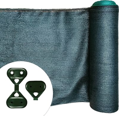 Schermdoek Tuin - Privacyhek - Beschutting Creëren - 90% Schaduwdoek - 1.5 x 10 Meter - Groen