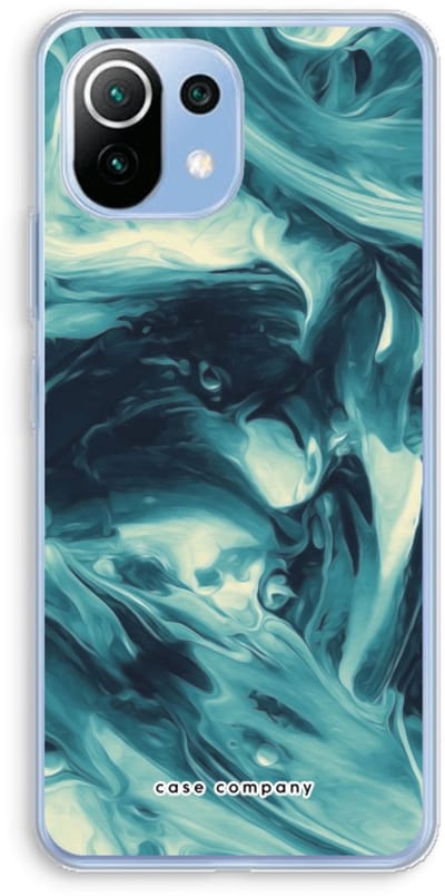Case Company® - Hoesje geschikt voor Xiaomi Mi 11 Lite hoesje - Dreaming About Whales - Soft Cover Telefoonhoesje - Bescherming aan alle Kanten en Schermrand
