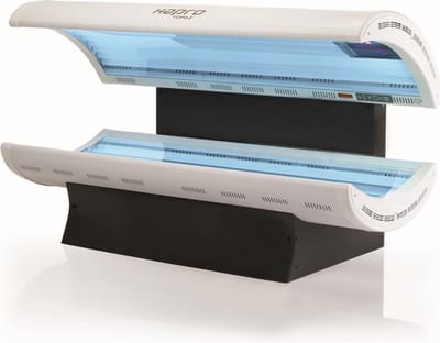 Hapro Topaz 24/1C Zonnebank - 1x 400w gezichtsbruiner - lichaamskoeler - 2 jaar garantie