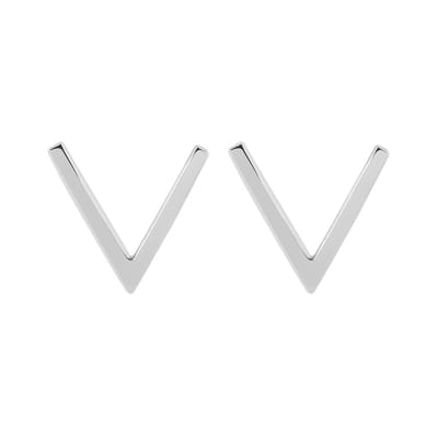 Zilver V Oorknopjes