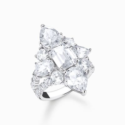 Thomas Sabo - TR2441-051-14-50 - Ring - Dames - 925er Zilver - ringmaat 50