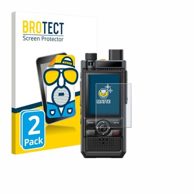 BROTECT - Screenprotector voor Hytera P50 - Folie Beschermfolie matte 2 Stuks