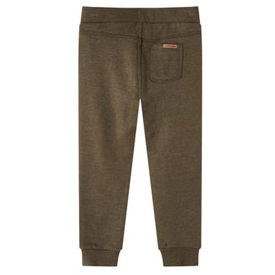 vidaXL Kinderjoggingbroek 92 gemêleerd kakikleurig