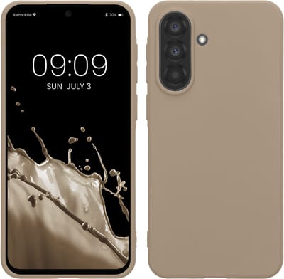 kwmobile telefoonhoesje geschikt voor Samsung Galaxy A37 5G - Hoesje voor smartphone - Back cover in mat crème