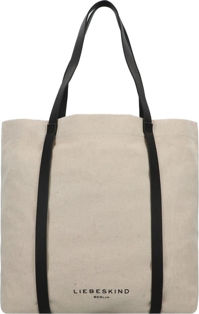 LIEBESKIND BERLIN Schoudertas Aurora Canvas Shopper Warm Canvas Beige