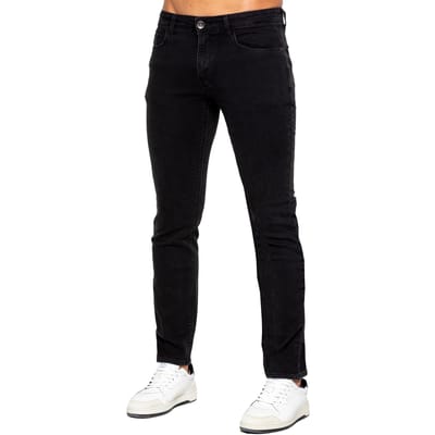 ETO | Heren Rechte Benen Jeans - Zwart
