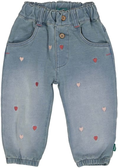 B.E.S.S. baby meisjes Jog Jeans Broek Stone Wash maat 62