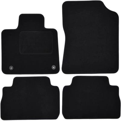 Vloermatten - Hyundai - Santa Fe - Zwart velours - 4 stuks - Nauwkeurige pasvorm