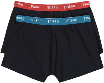 JP 1880 - Heren - Heupbroekjes FLEXNAMIC® OEKO-TEX set van 2 onderbroek - Zwart - Maat 3XL