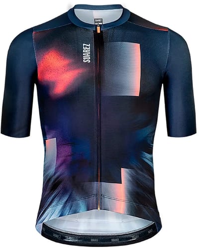 Suarez Lock 2.4 Korte Mouw Wielertrui Blauw M Man