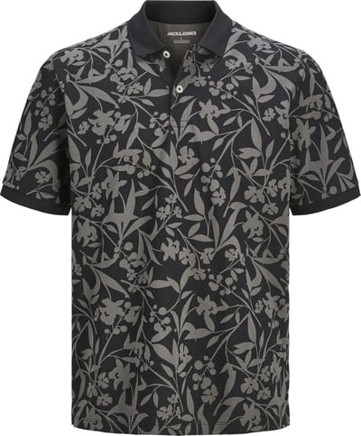 JACK&JONES - JJJEFF MONOCHROME AOP POLO SS - Heren - Polo's