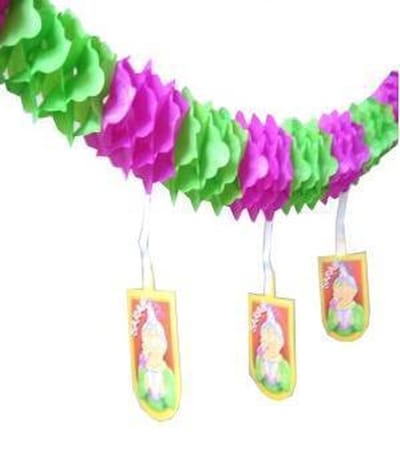 slinger met onderhanger Sarah - papier - 4m