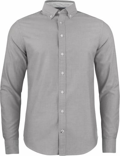 Cutter & Buck Belfair Oxford Shirt Heren 352400 - Grijs - S