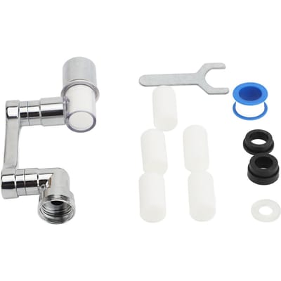 Prolongateur de Robinet Rotatif à 1080 Degrés 2 Modes Réglables Universel Bras Robotique Prolongateur de Robinet pour white