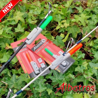 Albatros Illuminator Tip Light - waterdicht toplicht voor diverse hengels Rood 1,6-2,8MM