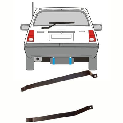Brandstoftank klemmen voor Opel Kadett E Astra 1984-1993