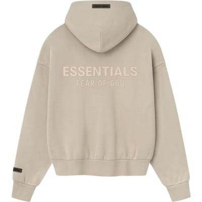 Fear of God Essentials Classic Full Zip Hoodie Timber Heren Tops Grijs 192SP254781F L gray
