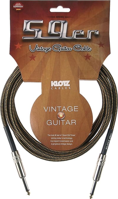 Klotz Instrumentenkabel 3m Vintage 59er Vintage, VIN-0300 - Instrumentenkabel