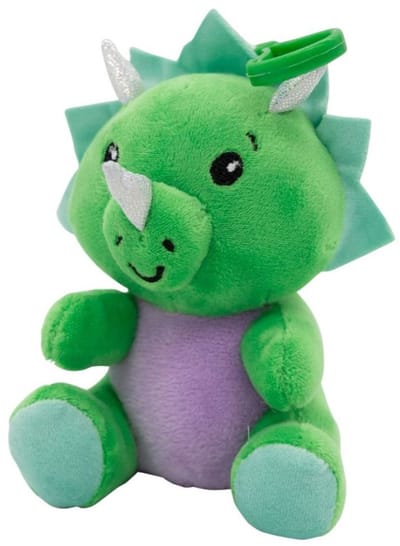 2-in-1 dinosaurus: knuffel en ballongewicht 11cm