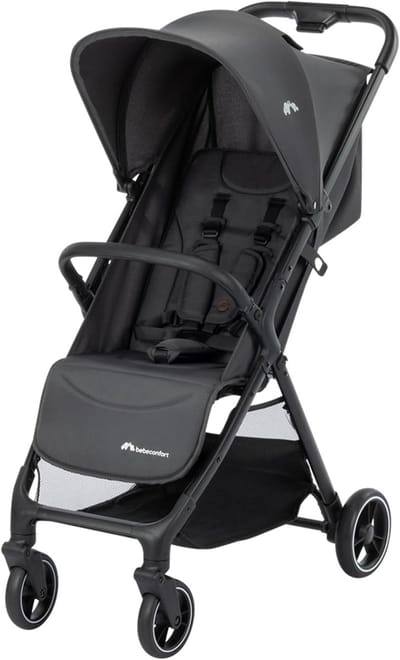 Compacte Kinderwagen - Lichtgewicht Reiswieg - Stadsvervoer Baby - Automatisch Inklappen - 6.5 kg - Mineral Graphite