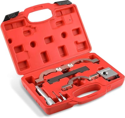 Motor Timing Vergrendelingsgereedschap - Distributieriem Gereedschap Set - Motoronderhoud - Specifiek voor 1.0 1.2 1.4L - 1.64 kg - Zilver