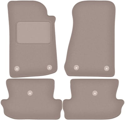 Beige velours vloermatten voor: Jeep Wrangler JL 2-deurs (2017-)