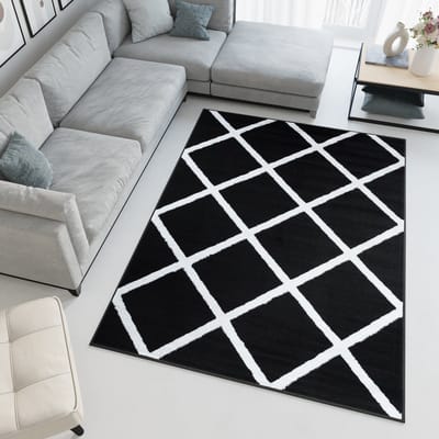 Tapiso Luxury Vloerkleed Antraciet Woonkamer Modern Tapijten Maat- 250x300