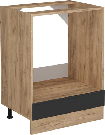 Vicco R-Line Ovenombouwkast – 60 cm zonder werkblad Antraciet landhuis