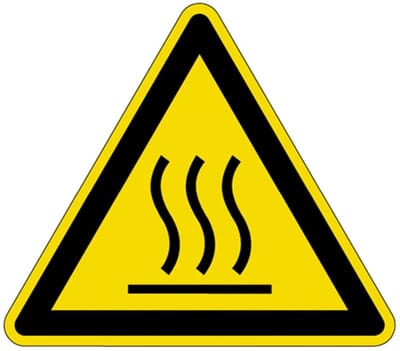 Picto Heet Oppervlak Sticker 50 Mm 800236