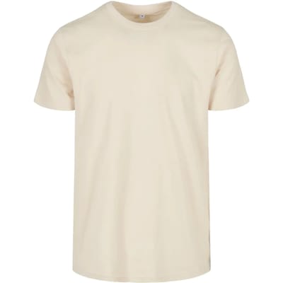Build your Brand Basic Round Neck T-Shirt BYBB010 - Sand - 3XL