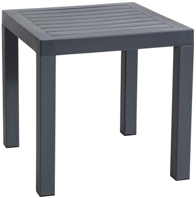 Bijzettafel Kunststof Donkergrijs - Modern en Praktisch