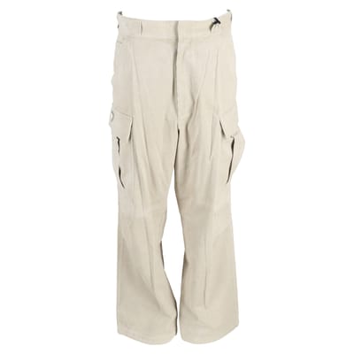 Prada Pinwale broek in ecru corduroy