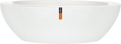 Capi Europe - Schaal laag Terrazzo - 24x7 - Wit - Bloempot voor buiten - WFL380