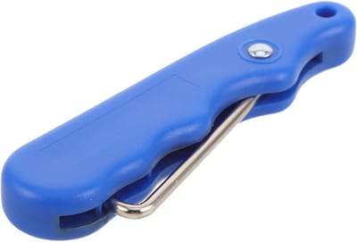 Schaats Veter Gereedschap - Schoen Spanner - Schaatsen Aantrekken - Opvouwbaar Ontwerp - 9.5 cm Lengte - Blauw