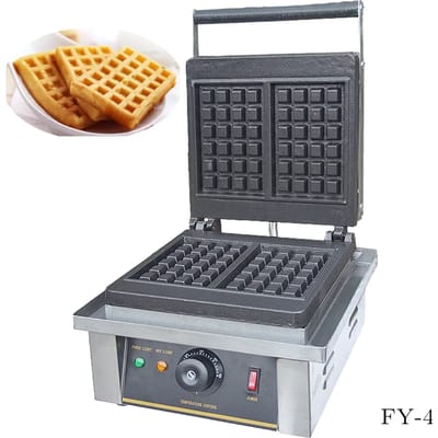 Professionele horeca-apparatuur wafelmaker commerciële Belgische wafelijzer machine FY-4 CUKUS