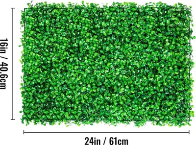 KOSMOS - - Kunstplanten - Haag - Muur - Panel - Buxus - Indoor Hedge - Achtertuin - 60x40 cm - 8 stuks