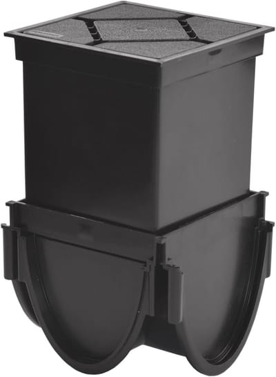 Afwateringsgoot - Terragot Sleufgoot - Buiten Afwatering - Aluminium Rand - 100x9.6x17.4 cm