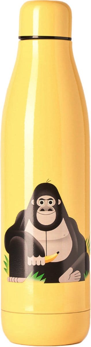 Quy Cup - 500ml Thermosfles “Mario” 12 uur heet 24 uur koud herbruikbaar RVS fles (304)