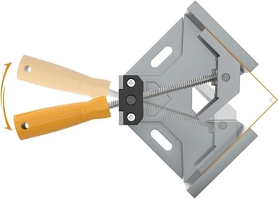 Hoekspanners 4 Stuks - Haakse Klemmen - Houtbewerking Projecten - Enkele Handgreep - 90 Graden