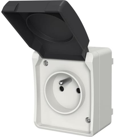 2P+T contactdoos - GAO - Aquatop - IP54 - Waterdicht, water-/stofdicht