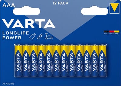 VARTA Longlife Power AAA 12 Pack