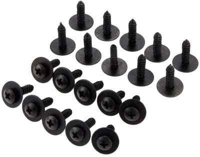 Autobevestigingsschroeven M5 M6 - Zwart - 20 Stuks - Universele toepassing - Perfect voor carrosserie - ShopVlot