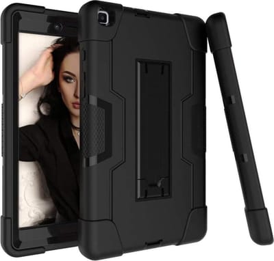 Shock Proof Standcase Hoes Geschikt voor: Samsung Galaxy Tab A 8.0 2019 SM-T290 / SM- T295 zwart