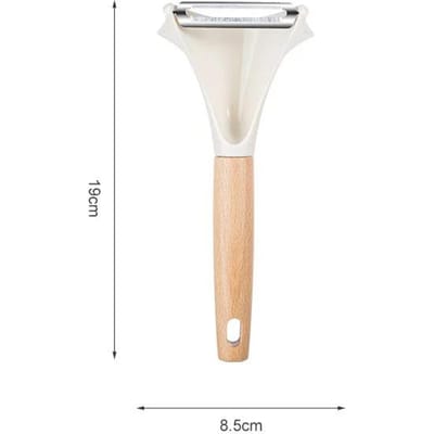 Houten dunschiller voor fruit en groenten, aardappel-, wortel- en komkommerdunschiller, keukengadgets en -accessoires.