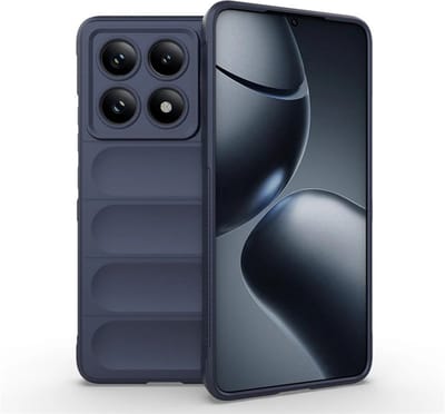 MobyDefend Hoesje - Geschikt voor Xiaomi 14T Pro - TPU Gripcase - Blauw
