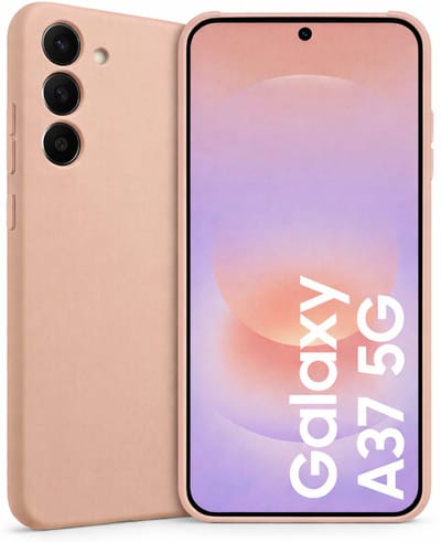 Hoesje geschikt voor Samsung Galaxy A37 – MatteShield Back Cover – Roze – Schokbestendig