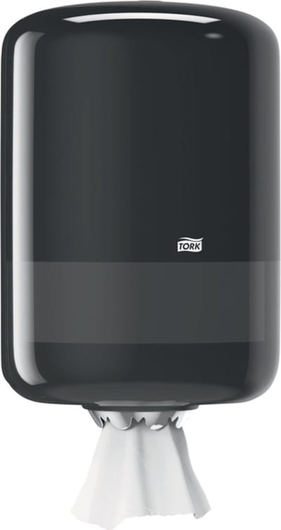 Poetspapierdispenser Tork M2 Elevation zwart 559008 | 75 stuks