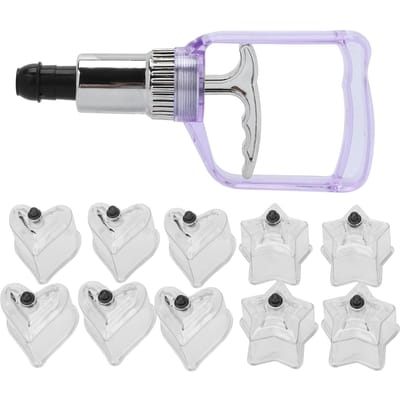 Professionele Vacuüm Zuignap Therapie Set Massage Zuignap Kit Pomp Pistool white